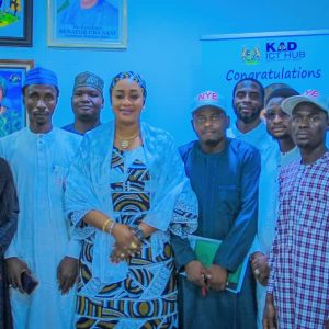 NYE Kaduna on a Courtesy Visit to Kaduna State Honorable Commissioner Ministry of Business Innovation and Technology (MBIT)