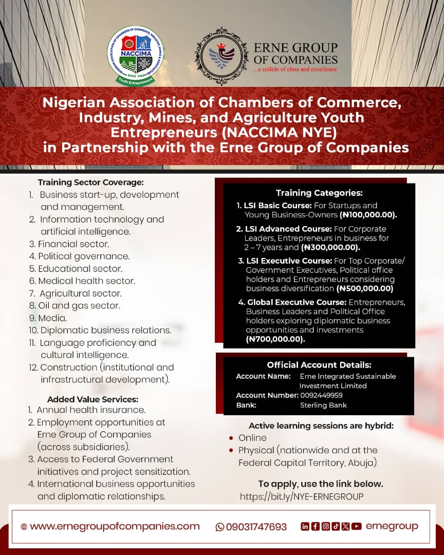 NYE – ERNE Group Leadership & Skills Initiative